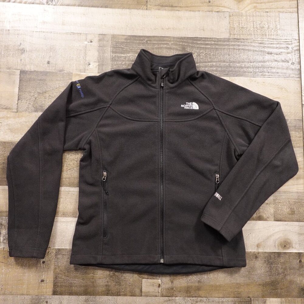 The North Face Women’s Jacket Large Black WindWall Full Zip Fleece